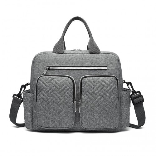 Kono Durable And Functional Changing Tote Bag - Grey