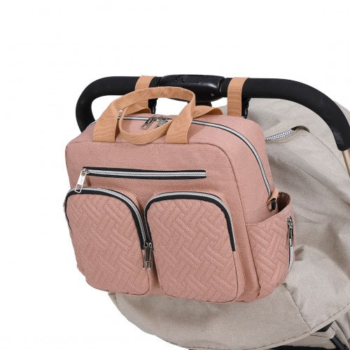 Kono Durable And Functional Changing Tote Bag - Pink