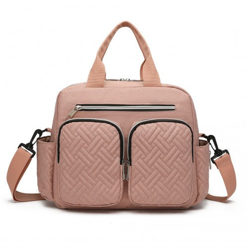 Kono Durable And Functional Changing Tote Bag - Pink