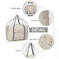 Kono Foldable Waterproof Storage Travel Handbag - Beige