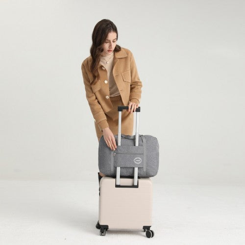 Kono Foldable Waterproof Storage Travel Handbag - Navy