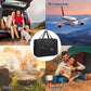 Kono Foldable Waterproof Storage Travel Handbag - Black
