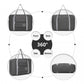 Kono Foldable Waterproof Storage Travel Handbag - Dark Grey