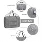 Kono Foldable Waterproof Storage Travel Handbag - Grey