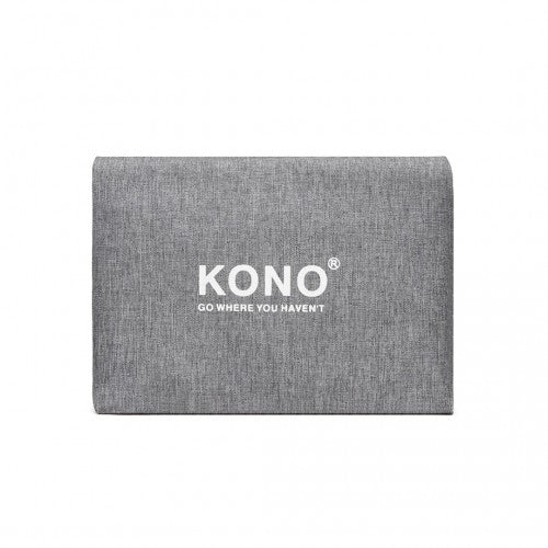 Kono Foldable Waterproof Storage Travel Handbag - Grey