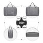 Kono Foldable Waterproof Storage Travel Handbag - Grey