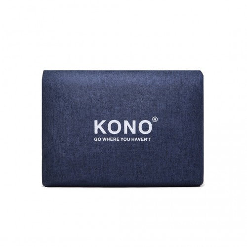 Kono Foldable Waterproof Storage Travel Handbag - Navy