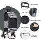 EQ2259 - Kono 6 Wheel Push Shopping Trolley - Black