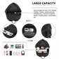 Kono Men's Versatile And Sleek Urban Commuter Backpack - Black