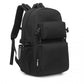 Kono Men's Versatile And Sleek Urban Commuter Backpack - Black