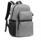 Kono Men's Versatile And Sleek Urban Commuter Backpack - Grey