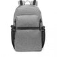 Kono Men's Versatile And Sleek Urban Commuter Backpack - Grey