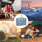 Kono Foldable Waterproof Storage Cabin Travel Handbag Flower Print - Blue