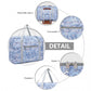 Kono Foldable Waterproof Storage Cabin Travel Handbag Print - Light Blue