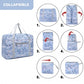 Kono Foldable Waterproof Storage Cabin Travel Handbag Print - Light Blue