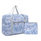 Kono Foldable Waterproof Storage Cabin Travel Handbag Print - Light Blue