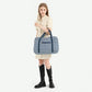 Kono Foldable Waterproof Storage Cabin Travel Handbag Striped Print - Navy