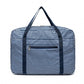Kono Foldable Waterproof Storage Cabin Travel Handbag Striped Print - Navy
