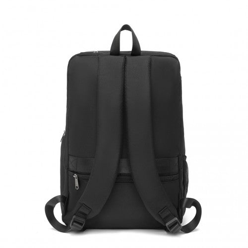 Kono Versatile Sports Backpack With Independent Shoe Compartment - Black