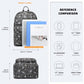 Kono Dinosaur Patterned Leisure School Backpack - Grey