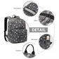 Kono Dinosaur Patterned Leisure School Backpack - Grey