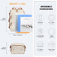 Kono Multifunctional Breathable Travel Backpack With USB Charging Port And Separate Shoe Compartment - Beige And Brown