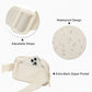 Kono Sleek And Stylish Minimalist Classic Waterproof Waist Pack - Beige