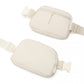 Kono Sleek And Stylish Minimalist Classic Waterproof Waist Pack - Beige