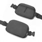 Kono Sleek And Stylish Minimalist Classic Waterproof Waist Pack - Grey