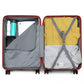 Kono ABS 28 Inch Sculpted Horizontal Design Suitcase - Burgundy