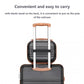 Kono 12 Inch Lightweight Hard Shell Abs Vanity Case - Black And Brown