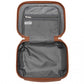 Kono Abs Sculpted Horizontal Design 4 Pcs Suitcase Set With Vanity Case - Grey And Brown
