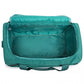 Kono Abs 24 Inch Sculpted Horizontal Design 2 Piece Suitcase Set With Cabin Bag - Teal