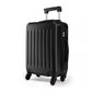 Kono 24 Inch Abs Hard Shell Luggage 4 Wheel Spinner Suitcase - Black