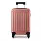 Kono 19 Inch Abs Hard Shell Carry On Luggage 4 Wheel Spinner Suitcase - Nude