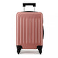 Kono 24 Inch Abs Hard Shell Luggage 4 Wheel Spinner Suitcase - Nude