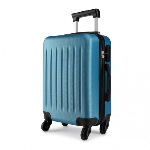 Kono 28 Inch Abs Hard Shell Luggage 4 Wheel Spinner Suitcase - Navy