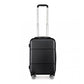 Kono Hard Shell ABS Carry On Suitcase 20 Inch - Black