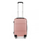 Kono Hard Shell Abs Carry On Suitcase 20 Inch - Nude Pink