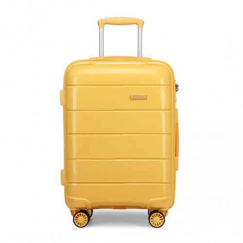 Kono 28 Inch Hard Shell PP Suitcase - Yellow
