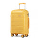 Kono 28 Inch Hard Shell PP Suitcase - Yellow