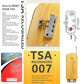 Kono 28 Inch Hard Shell PP Suitcase - Yellow