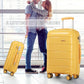 Kono 28 Inch Hard Shell PP Suitcase - Yellow