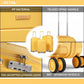 Kono 28 Inch Hard Shell PP Suitcase - Yellow