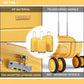 Kono 28 Inch Hard Shell PP Suitcase - Yellow
