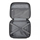 Kono Multi Texture Hard Shell PP Suitcase With TSA Lock and Vanity Case 4 Pieces Set - Classic Collection - Black