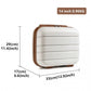 Kono 14 Inch Multi Texture Hard Shell PP Vanity Case - Cream