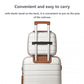 Kono 14 Inch Multi Texture Hard Shell PP Vanity Case - Cream