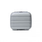 Kono 14 Inch Multi Texture Hard Shell PP Vanity Case - Grey
