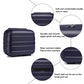 Kono Multi Texture Hard Shell PP Suitcase With TSA Lock and Vanity Case 4 Pieces Set - Classic Collection - Navy